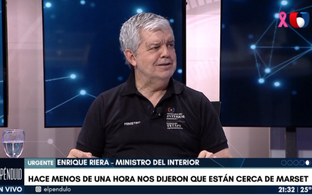 Enrique Riera: “Es casi un hecho que Marset está en Bolivia”