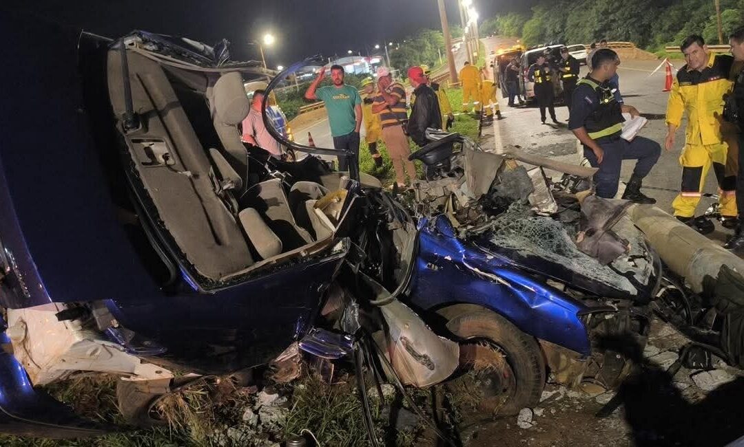 Violento choque en Ciudad del Este deja una joven fallecida y tres heridos
