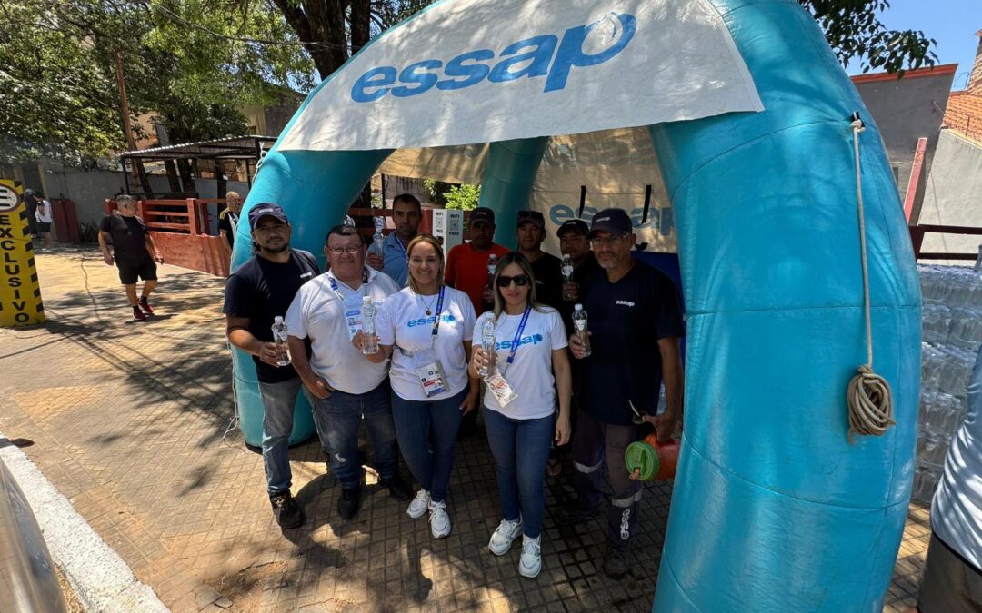 Essap pone en marcha amplio operativo de hidratación para la final Sudamericana