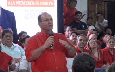 Camilo Pérez oficializó su precandidatura a la intendencia de Asunción