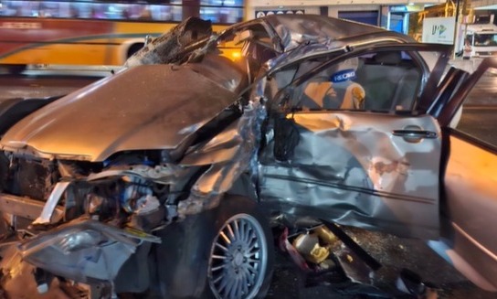 Accidente en San Lorenzo deja un conductor herido
