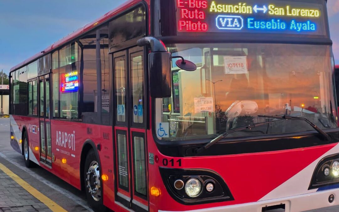 Inició la fase de pruebas de buses eléctricos en el área metropolitana