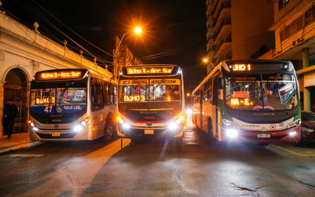 Transporte nocturno Búho operará con normalidad durante la Navidad