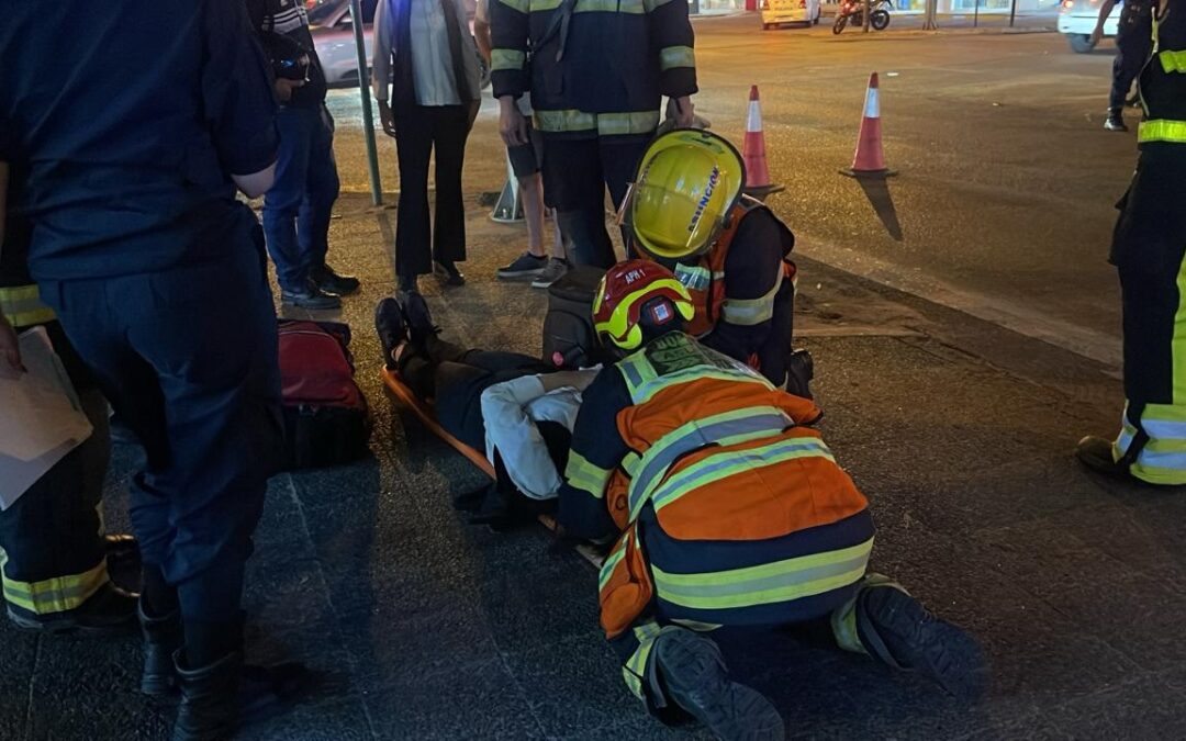 Motociclista fue embestida por conductor que se dio a la fuga en Asunción