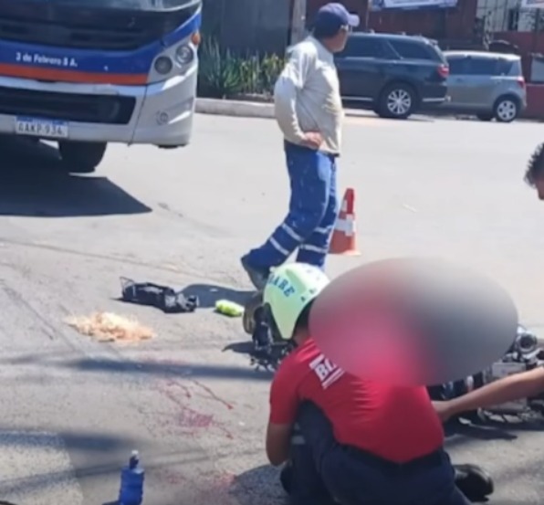 Pasajera de plataforma resultó gravemente herida tras accidente en Lambaré