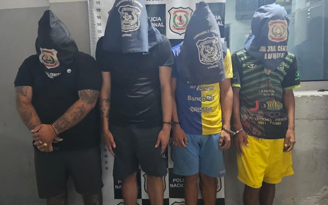 Desbaratan banda delictiva en Luque