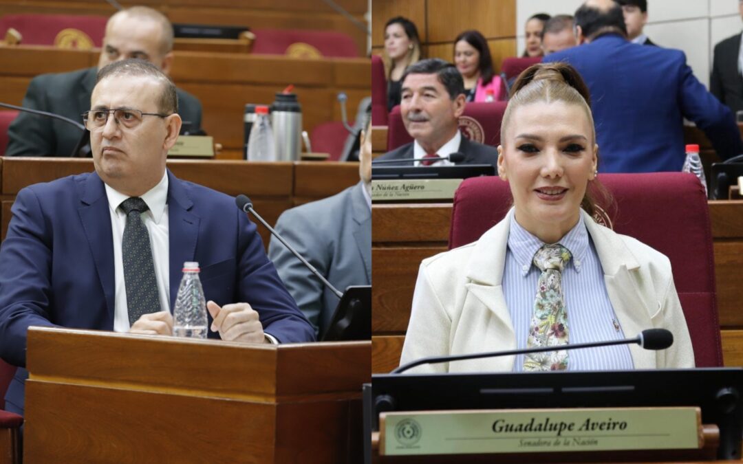 Senado otorga permiso a Erico Galeano y toma juramento a su reemplazante 