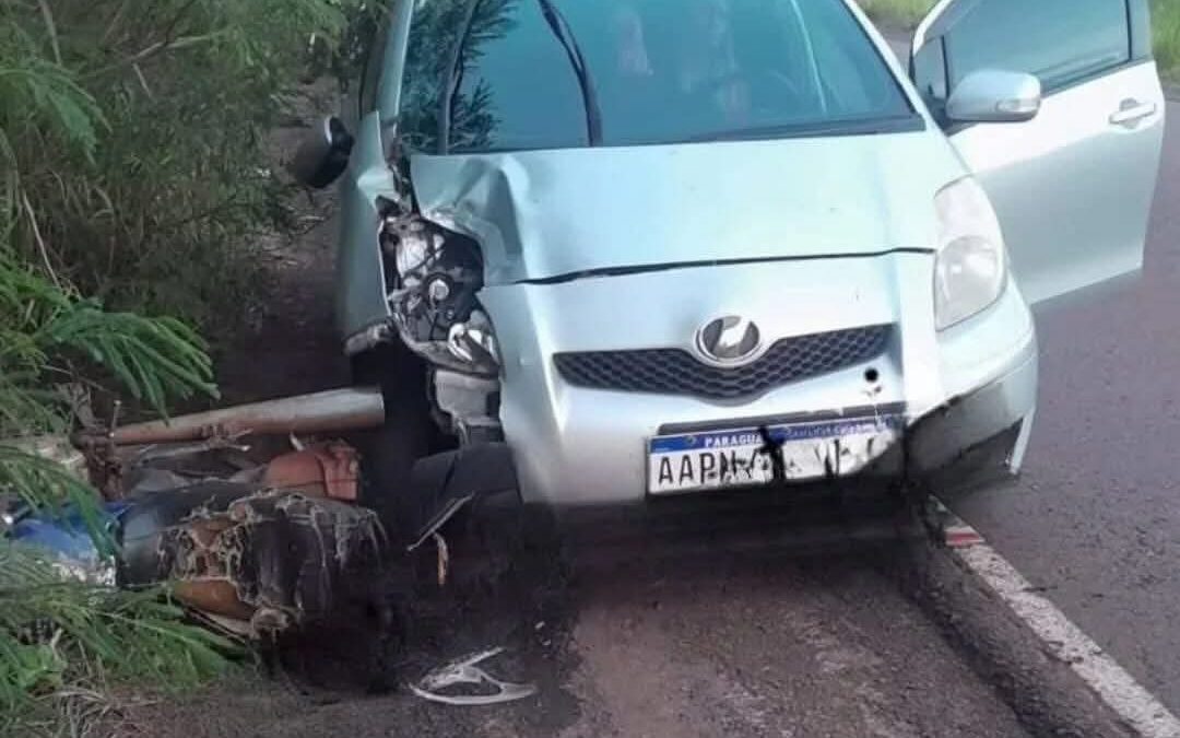Tragedia en Amambay: bebé de 45 días falleció en accidente de tránsito