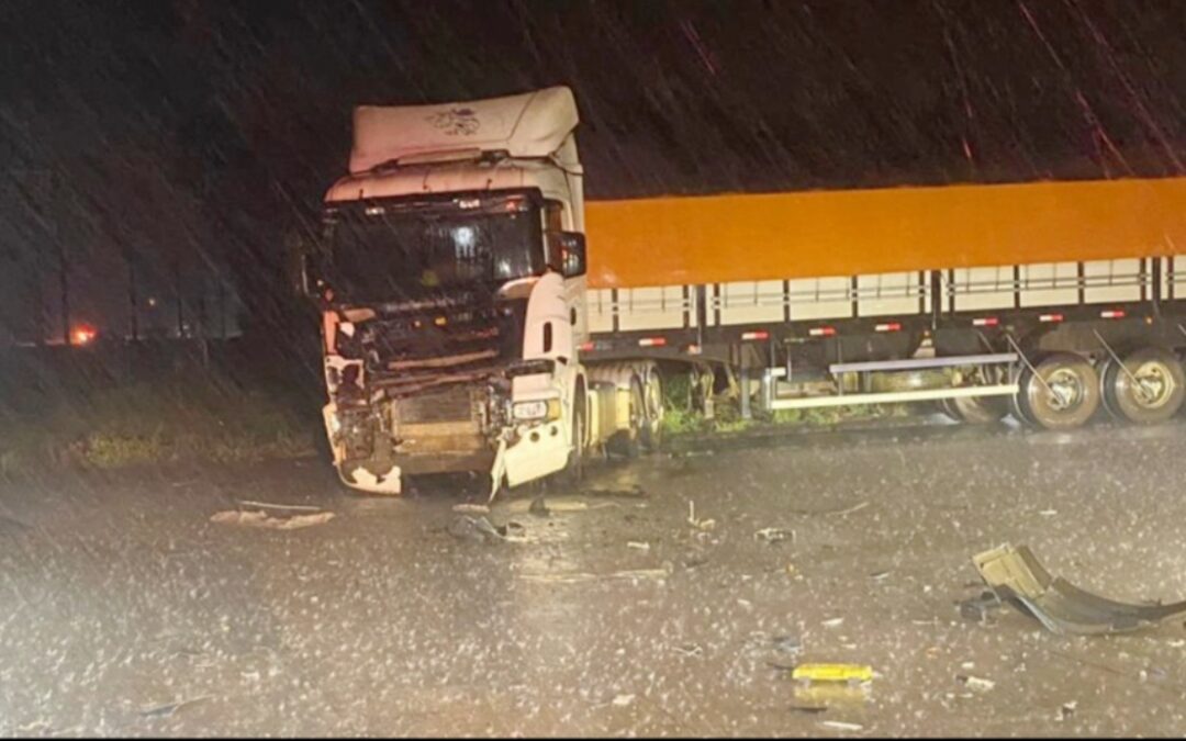 Triple choque en San Pedro deja un camionero herido