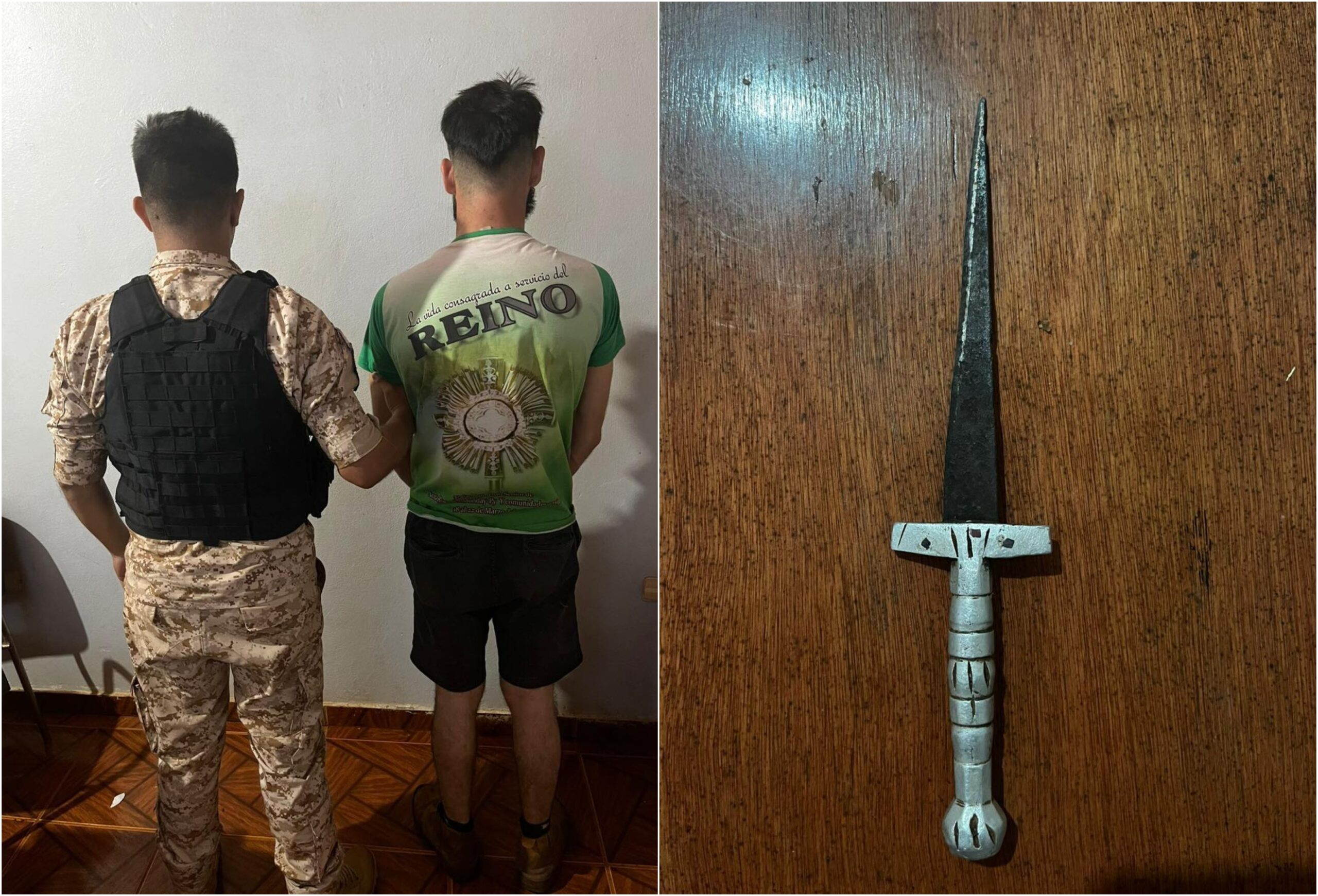Detienen a joven que hirió a su padre con un puñal en San Cristóbal