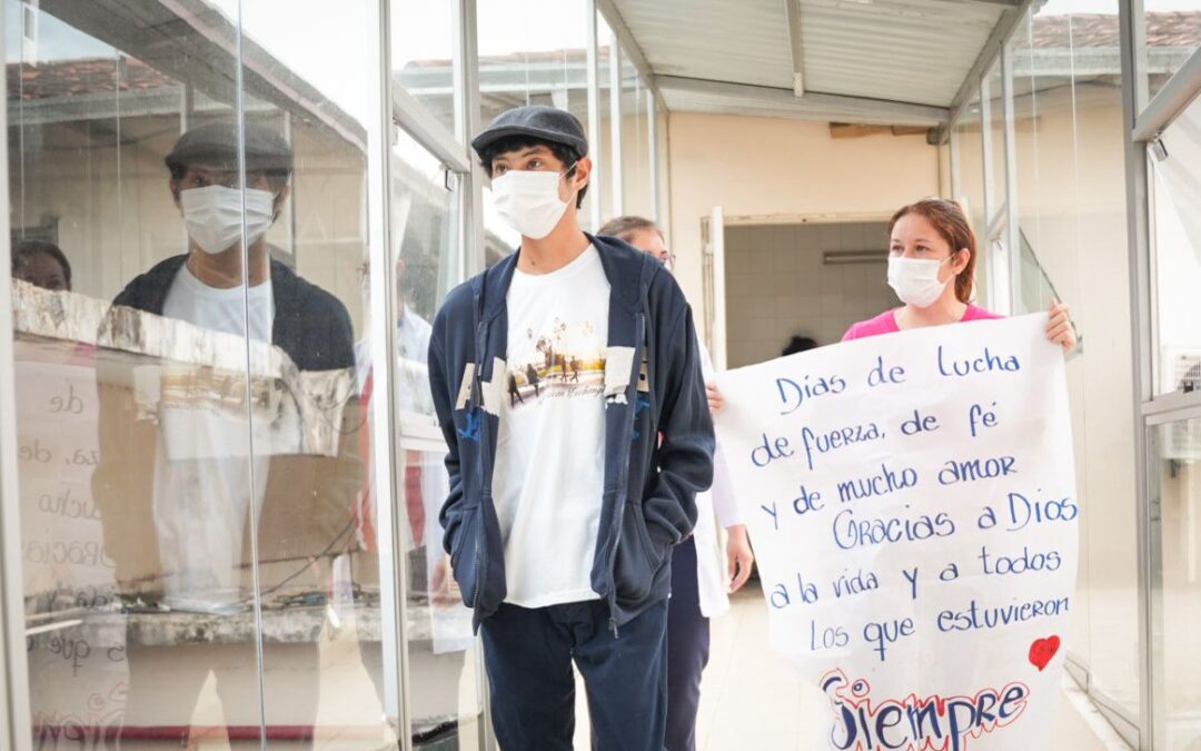 Esteban vuelve a su casa con un corazón más fuerte