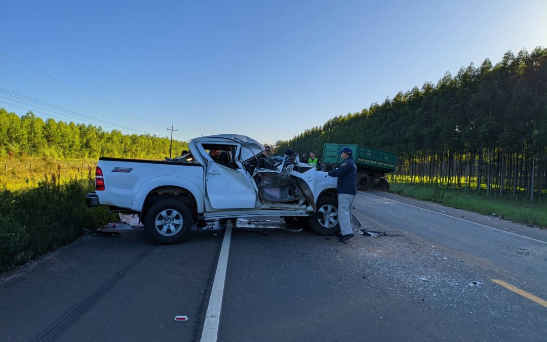 Violento choque en Caazapá deja un fallecido