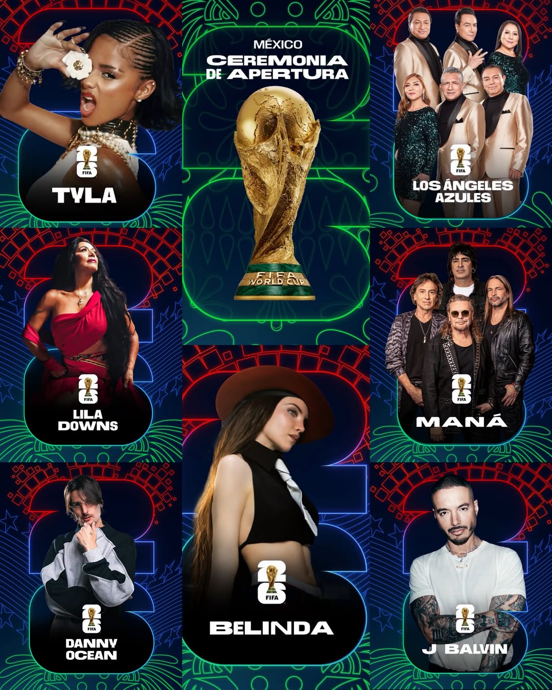 ¡Estos son los tres shows inaugurales que tendrá la Copa del Mundo 2026!