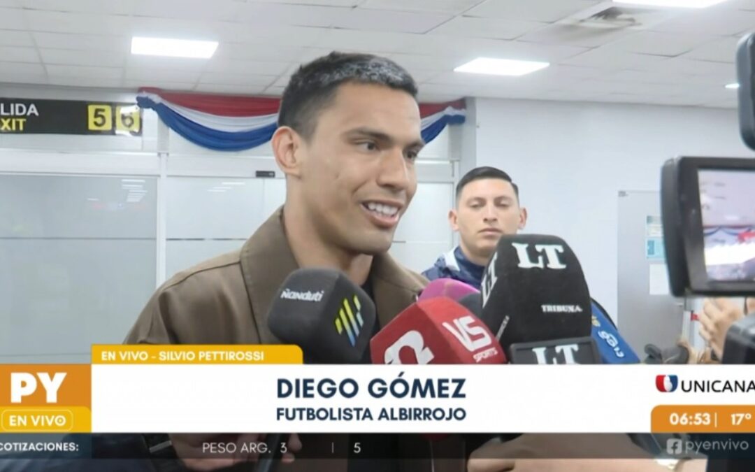 Diego Gómez: “Paraguay está para ser campeón, esa es la mentalidad que tenemos”