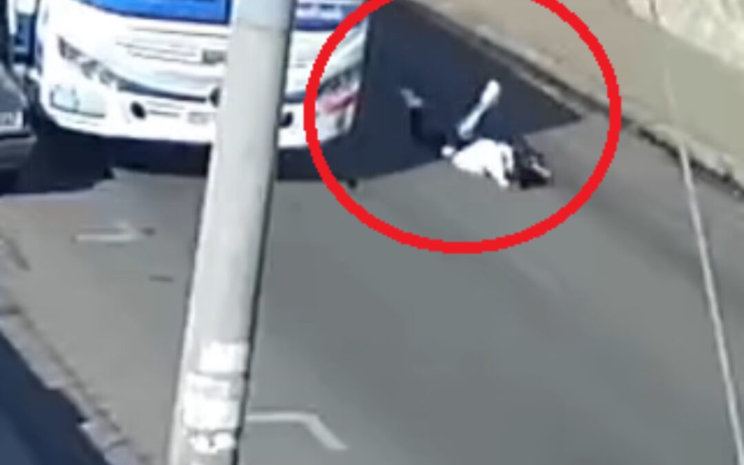 Adolescente fue embestida por un ómnibus en Asunción