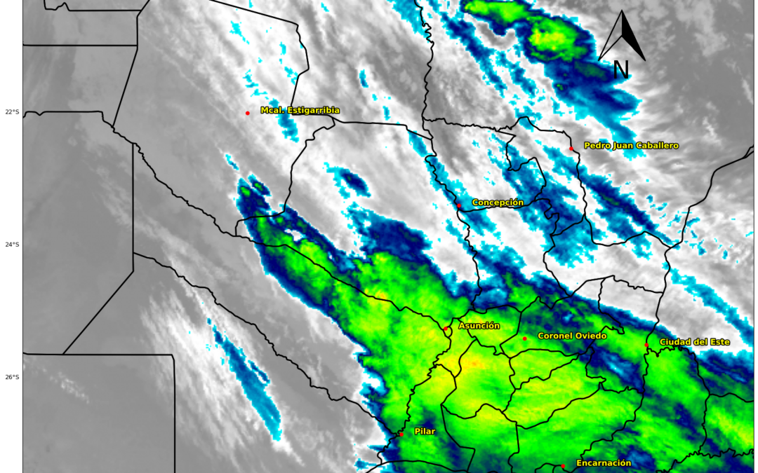 Alerta meteorológica para varios departamentos del país