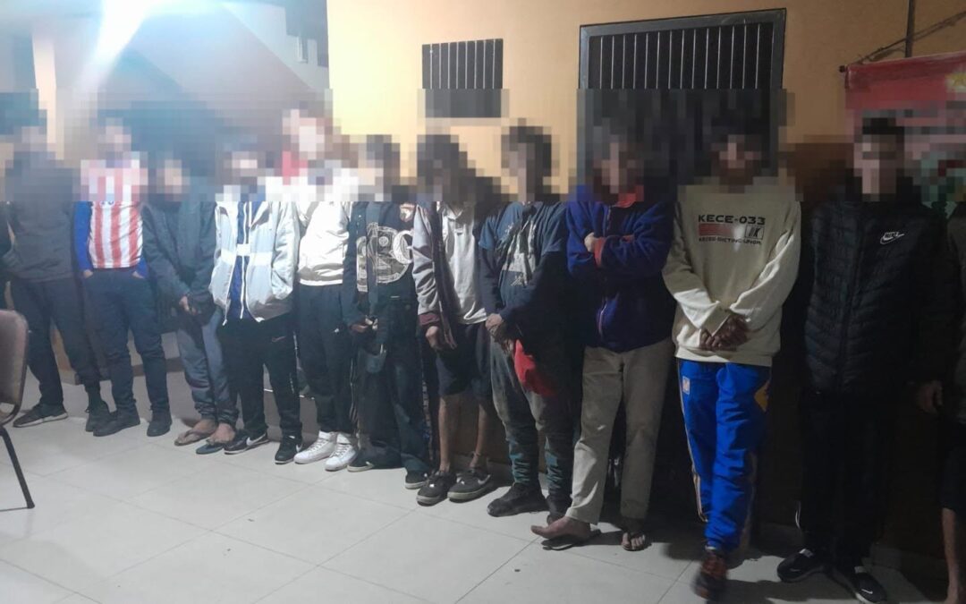 Operativo de seguridad en el microcentro deja más de 30 detenidos