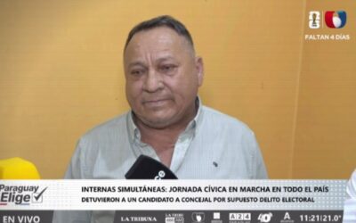 Por supuesta compra de votos, detienen a candidato a concejal