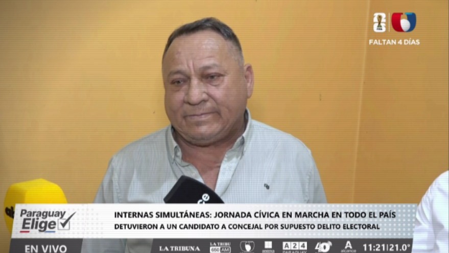 Por supuesta compra de votos, detienen a candidato a conceja