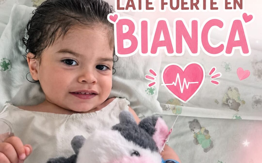 Un nuevo corazón late en la pequeña Bianca