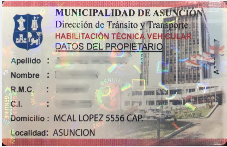 Hasta el 30 de junio se podrá renovar la habilitación vehicular en Asunción