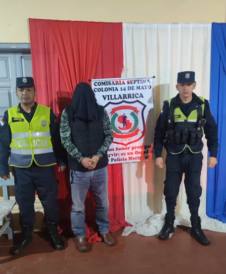 Detienen a militar retirado que hirió a joven tras discusión en Villarrica