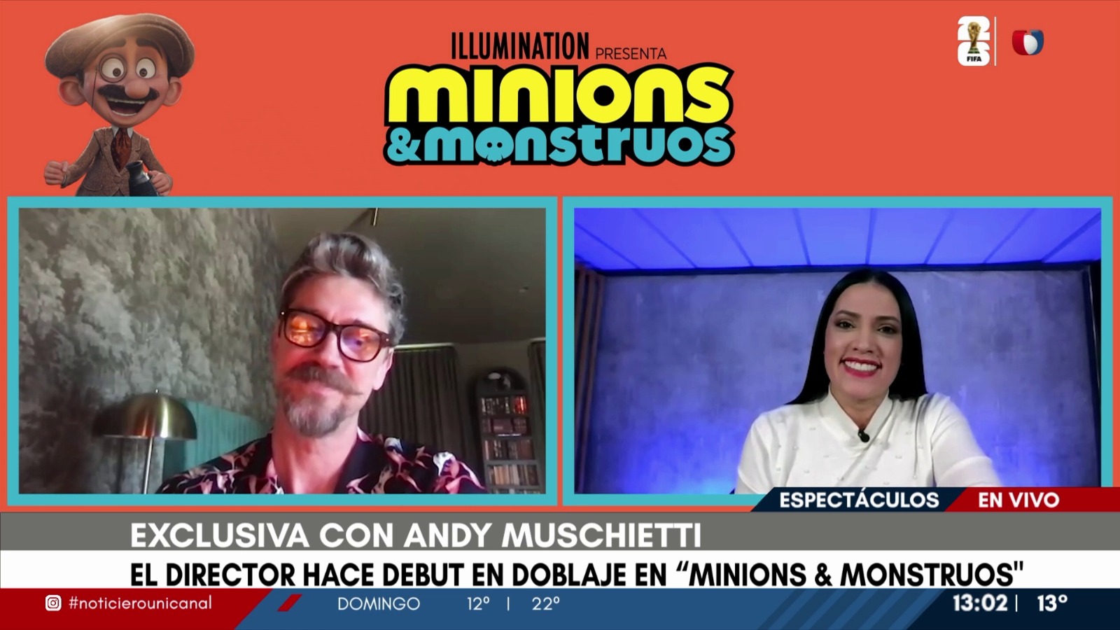 Andy Muschietti debuta como actor de doblaje en la nueva película de los Minions