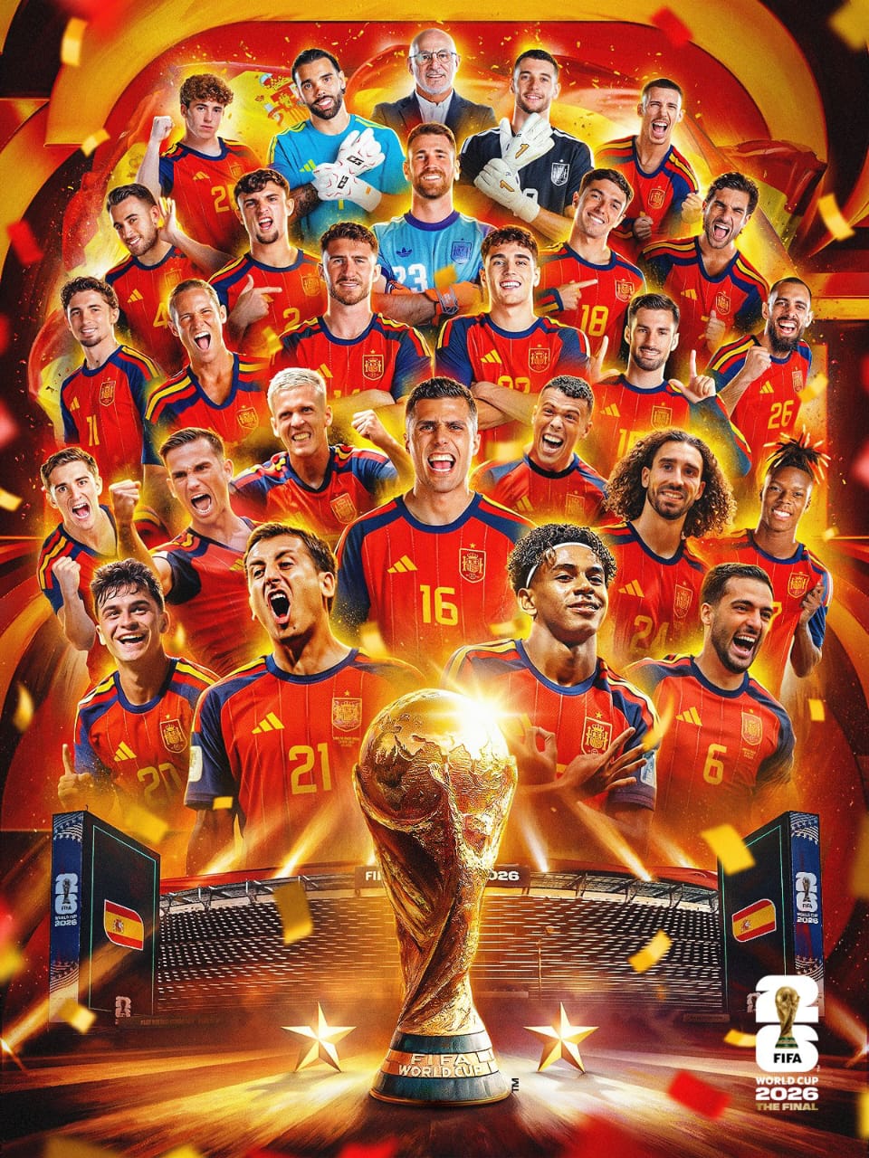 España se corona campeona del Mundo 2026 tras vencer a Argentina