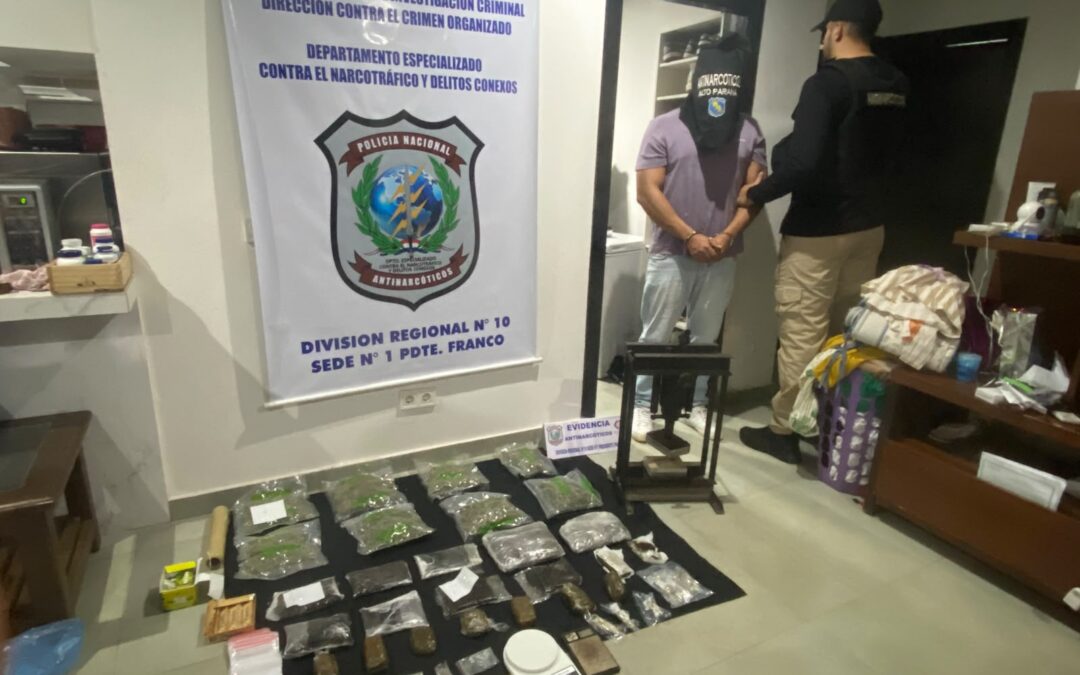 Detienen a un hombre sospechoso de dirigir un laboratorio clandestino de drogas