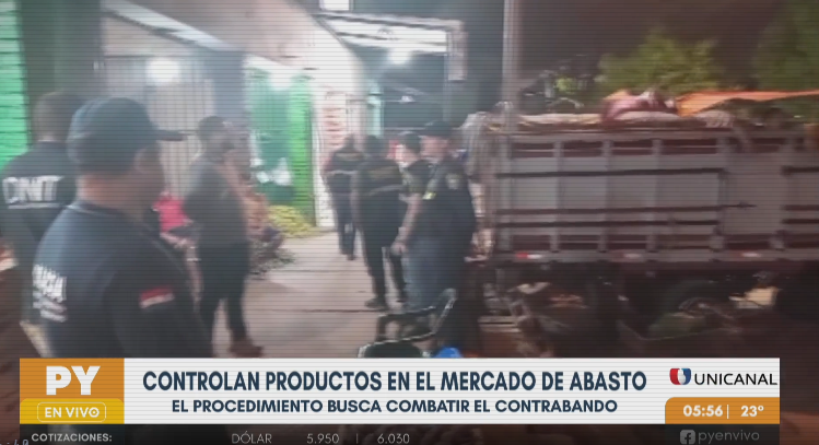 La DNIT realizó controles en el mercado de Abasto