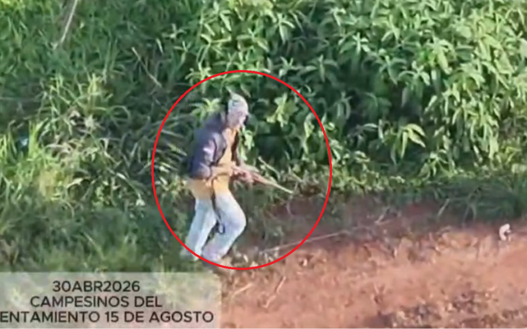 Drones captaron la presencia de grupos armados en Yasy Cañy