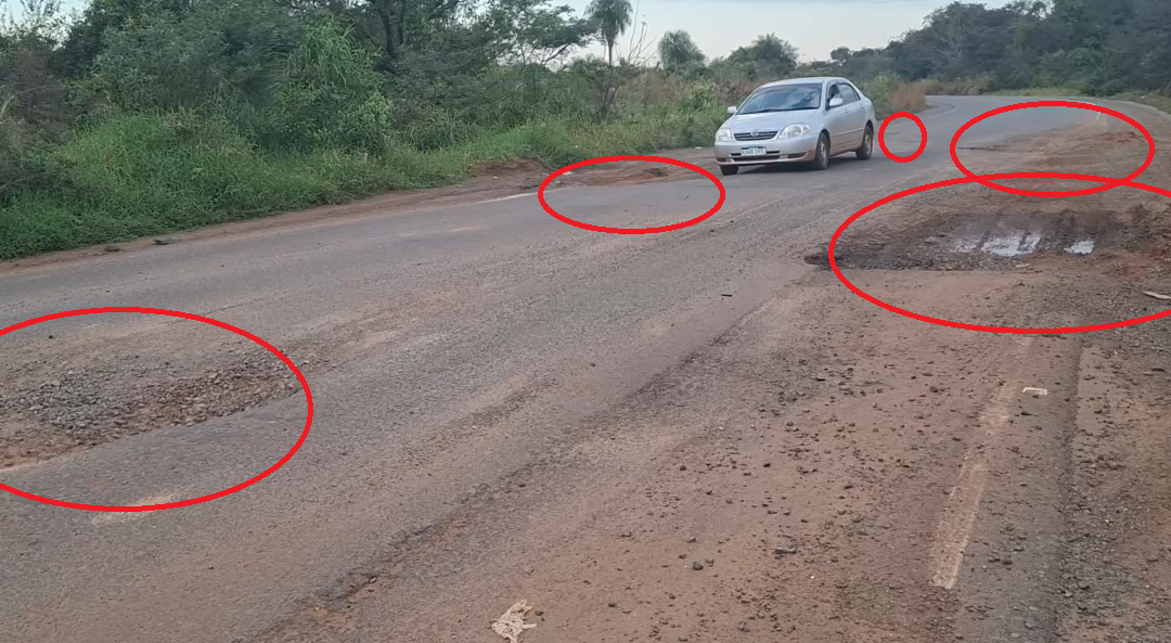 Pobladores de San Pedro del Ycuamandyyú denuncian que su ruta es un “peligro mortal”