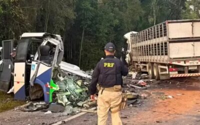Terrible accidente en Brasil deja 23 fallecidos