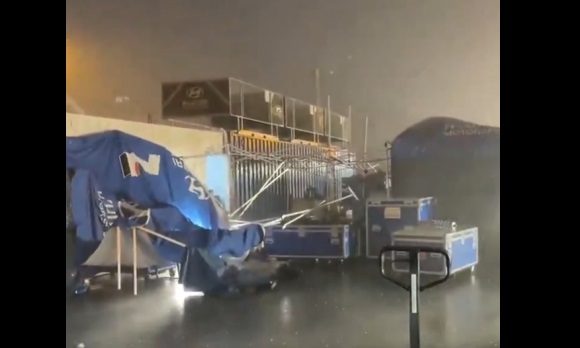 Rally pasado por agua, meteorología advierte que las tormentas continuarán