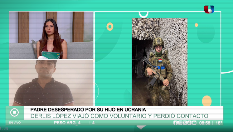 Padre desesperado clama por su hijo que fue a pelear en la guerra de Ucrania