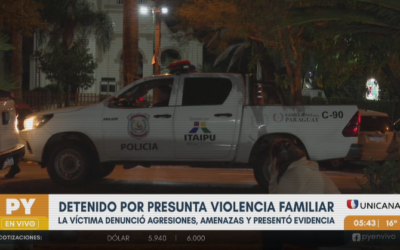 Policía capturó a un sujeto denunciado por violencia intrafamiliar