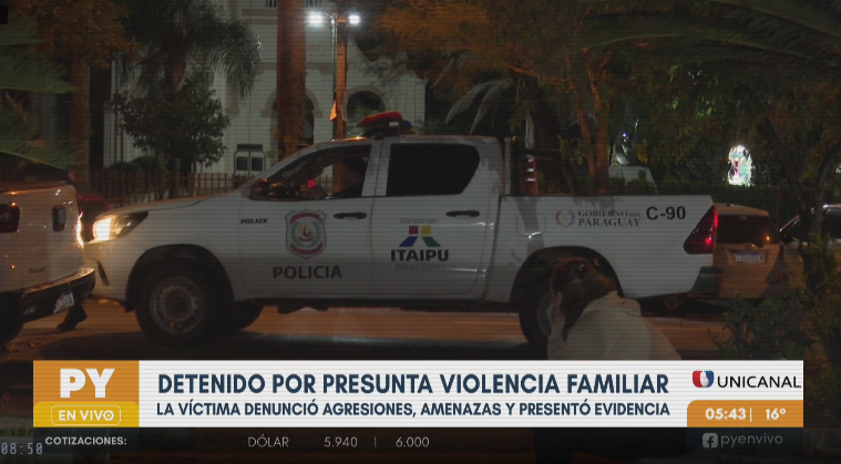 Policía capturó a un sujeto denunciado por violencia intrafamiliar