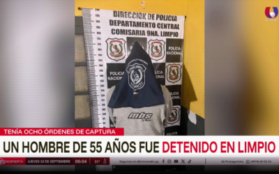 Detienen a un hombre que poseía ocho órdenes de captura