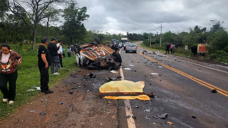 Terrible accidente en Yuty se cobra la vida de un docente