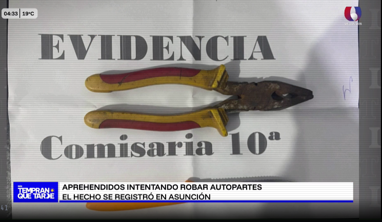 Vecinos de Las Lomas de Asunción frustran hurto de autopartes